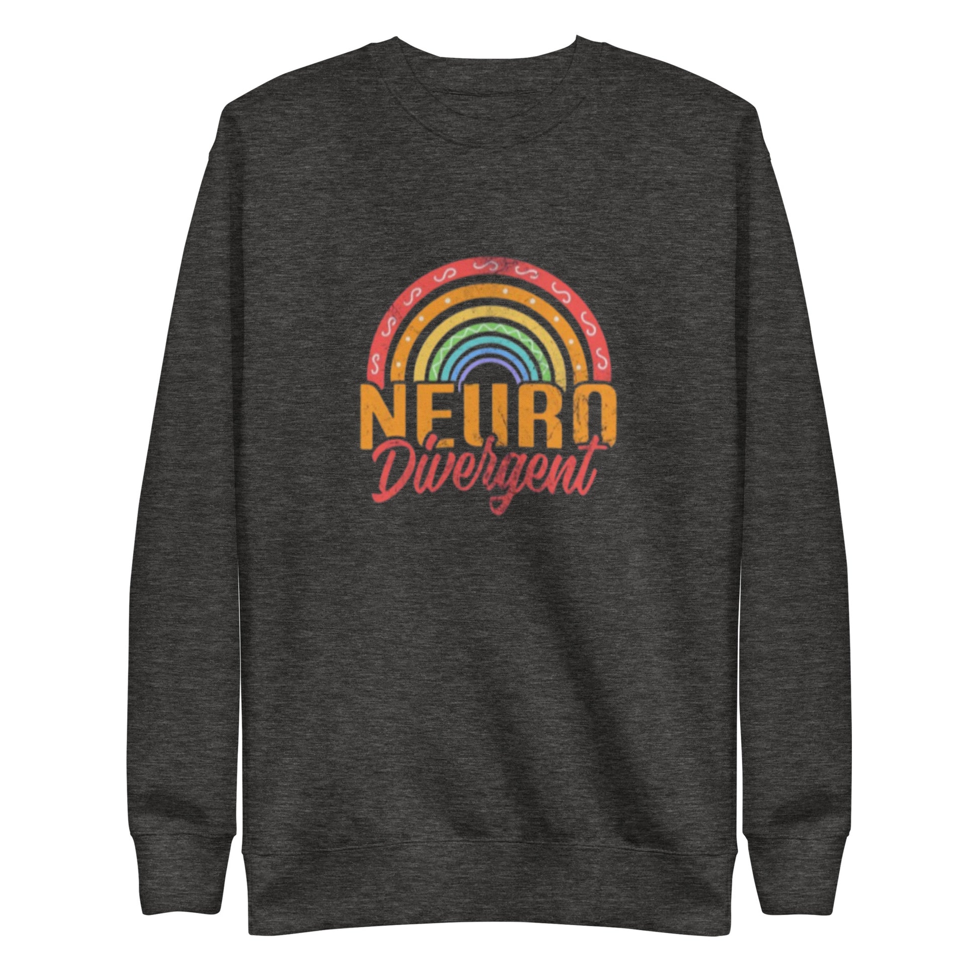 Neurodivergent pride unisex sweatshirt – premium fleece crewneck
