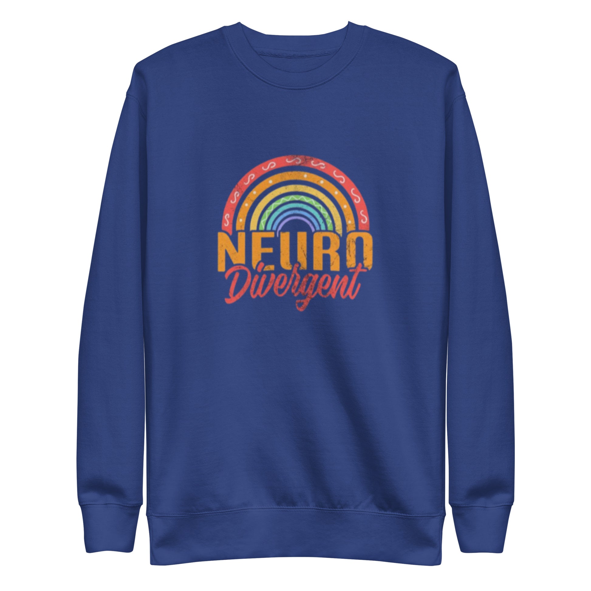 Neurodivergent pride unisex sweatshirt – premium fleece crewneck