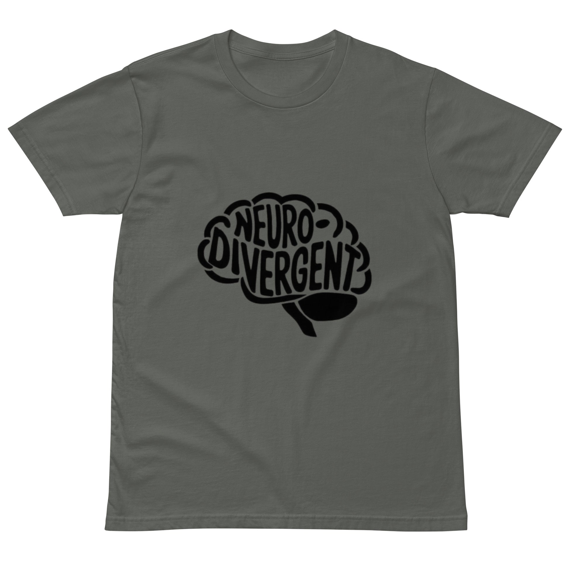 Model wearing the Neurodivergent Pride T-Shirt