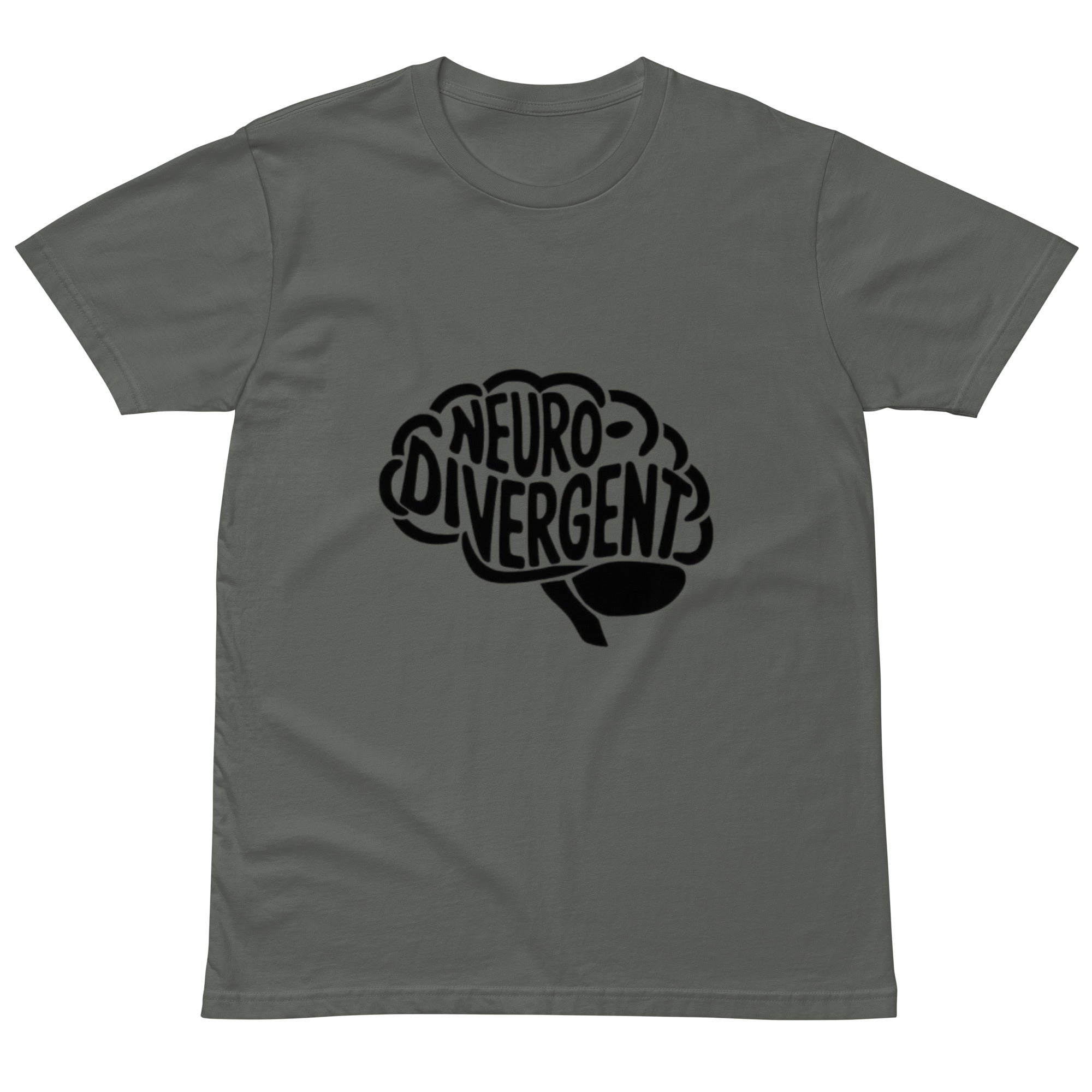 Model wearing the Neurodivergent Pride T-Shirt