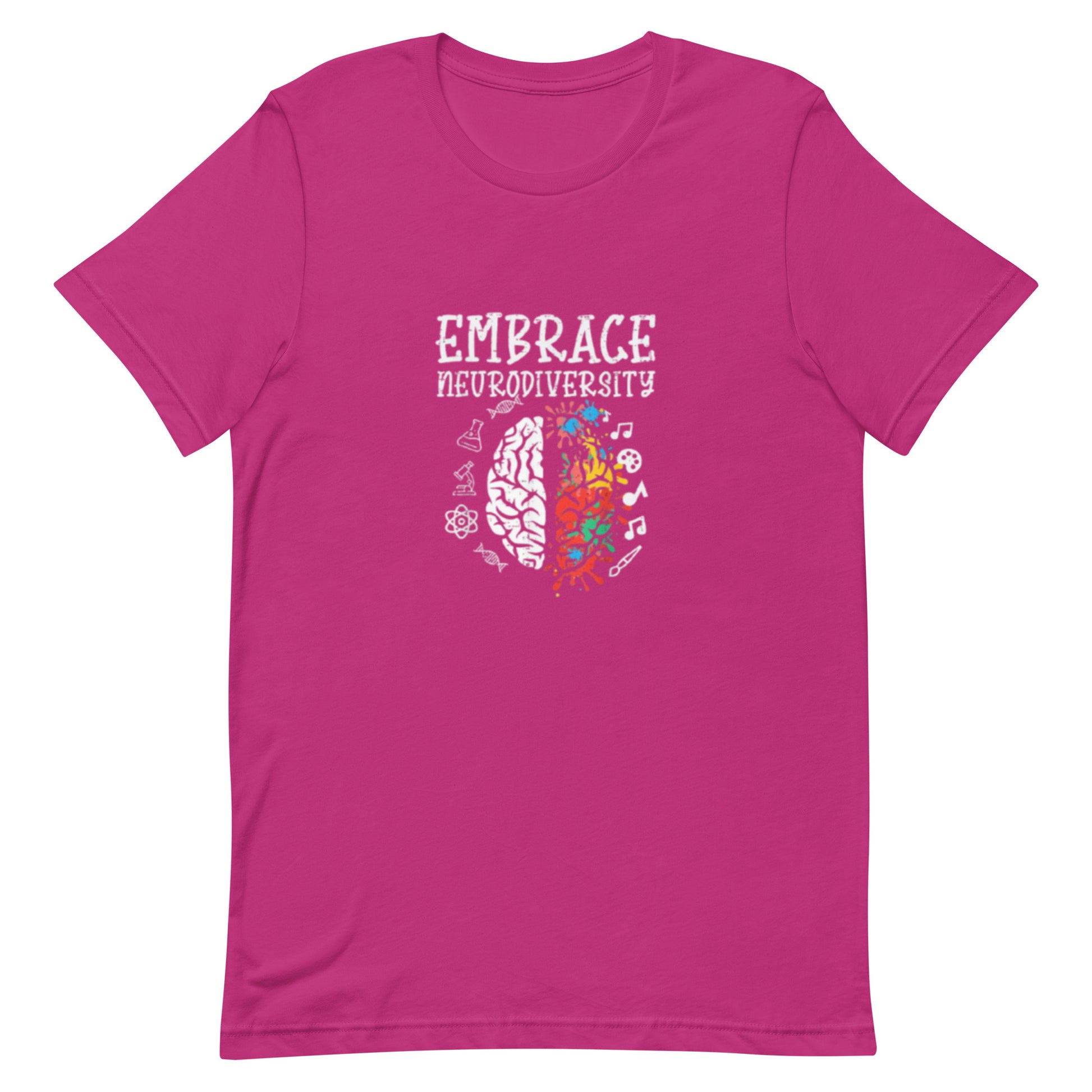 Inclusive fashion T-shirt for neurodivergent pride