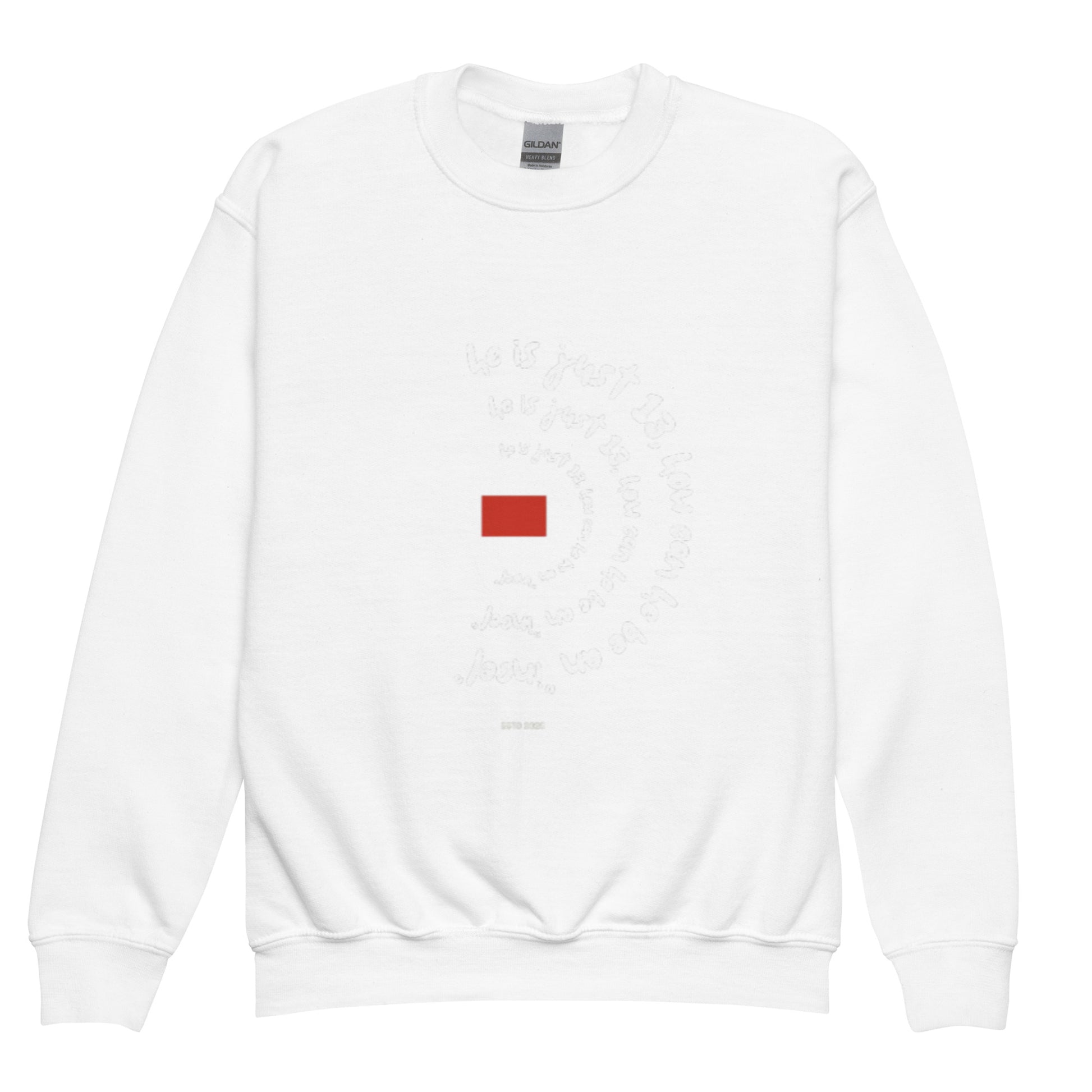 dolescent trend sweatshirt with satirical text design